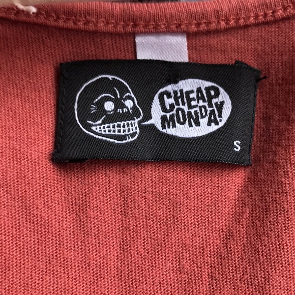 Cheap Monday - Rust Drop Shoulder Top/Tunic - Picture 3 of 3